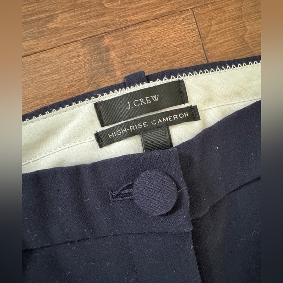 J Crew Cameron High Rise Navy sz 6 - Picture 3 of 7